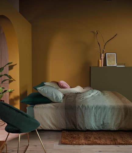 Beddinghouse Beddinghouse Duco Dekbedovertrek Olijfgroen 200 x 200/220 cm + 2x 60 x 70 cm