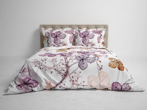 Heckett & Lane Heckett & Lane Brigitte Dekbedovertrek Floral Pink 200x200/220