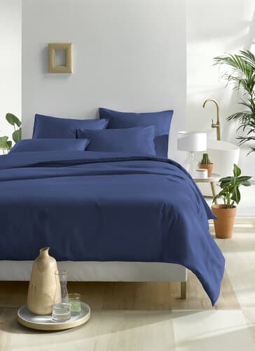 De Witte Lietaer De Witte Lietaer OLIVIA Dekbedovertrek Blue indigo 200x200/220