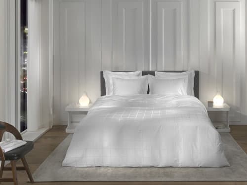 Heckett & Lane Heckett & Lane Diamante Dekbedovertrek 240 White