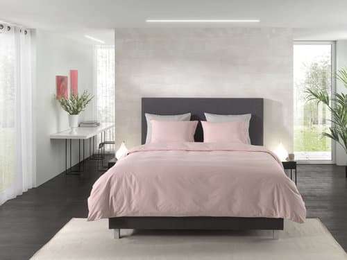 Yellow Yellow Oxford Dekbedovertrek 200x200/220 Mandarin Red