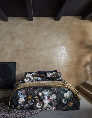 Essenza Essenza Fleur Festive Duvet dekbedovertrek 2p set 200x220 Blooming black