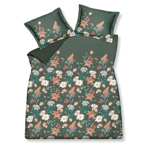 Vandyck Vandyck Dekbedovertrek Fine Leaves earth green 200x220