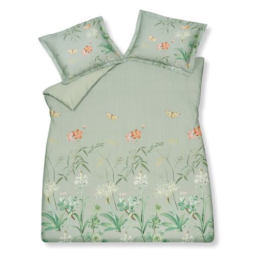 Vandyck Vandyck Flower Garden Dekbedovertrek Smoke Green 2-persoons (200x200/220)