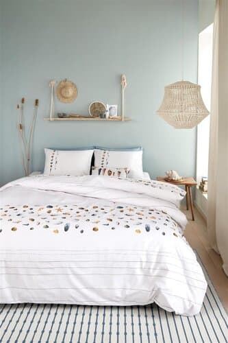 Marjolein Bastin Marjolein Bastin Dekbedovertrek Shellfish White 200x200/220