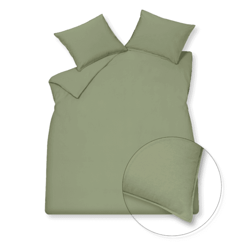 Vandyck Vandyck Washed Cotton Dekbedovertrek Smoke Green 200x220