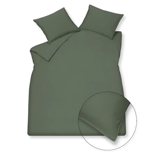 Vandyck Vandyck Washed Cotton Dekbedovertrek Earth Green 200x200/220