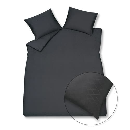 Vandyck Vandyck Purity Monaco Dekbedovertrek 2-persoons (200x200/220) off black