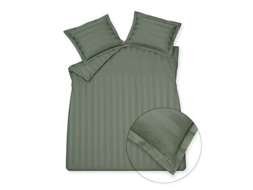 Vandyck Vandyck Purity 86 Stripe Dekbedovertrek 2-persoons (200x200/220) sage green