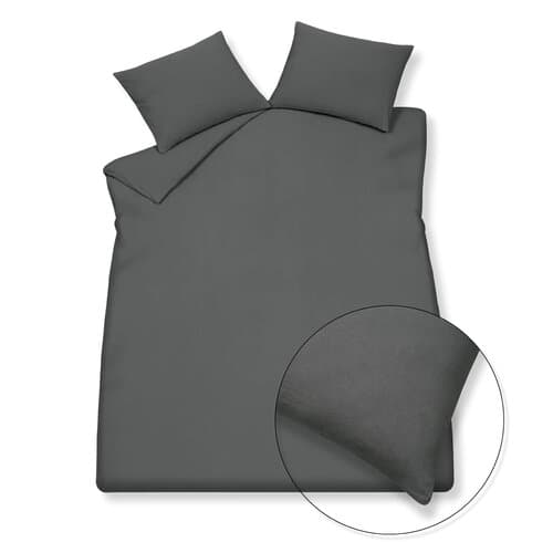 Vandyck Vandyck Pure 66 Cotton Hemp Dekbedovertrek 2-persoons (200x200/220) off black