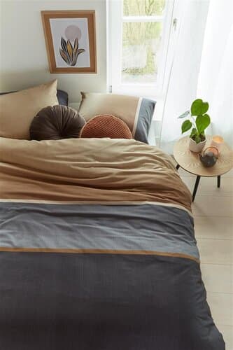 Beddinghouse Beddinghouse Aiden dekbedovertrek Grey 240x200/220