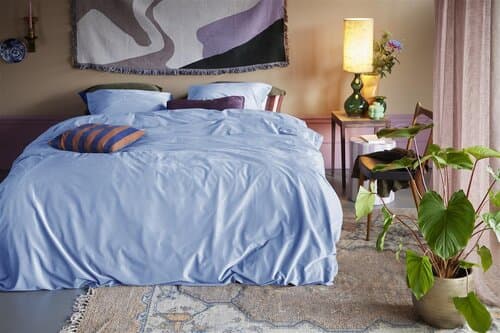 At Home by Beddinghouse At home by Beddinghouse Dekbedovertrek Tender Mid Blue 200x200/220 cm