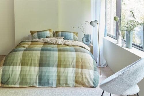Beddinghouse Beddinghouse Dekbedovertrek Dorian Grey Green 200x200/220 cm