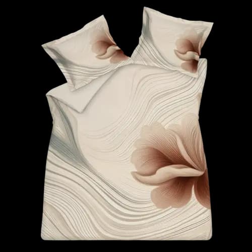 Vandyck Vandyck Dekbedovertrek Flowing creamtan 2-persoons (200x200/220 )