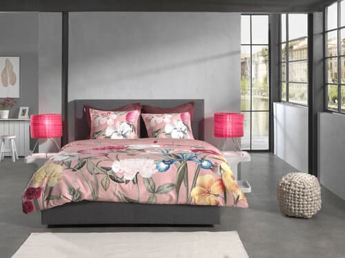 Heckett & Lane Heckett & Lane Flores Dekbedovertrek 200x200/220 Pink
