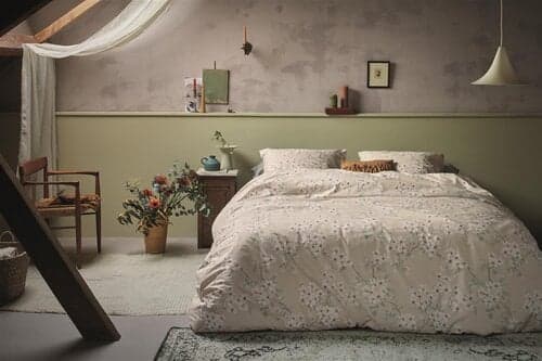 Ariadne at Home Ariadne at Home Dekbedovertrek Blooming Flowers Zand 200x200/220