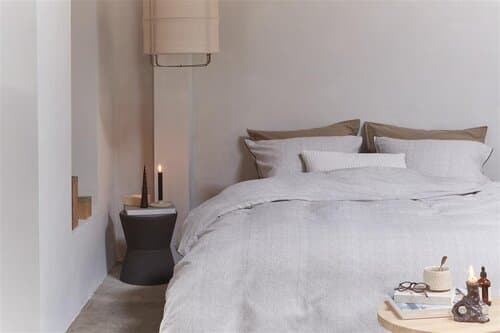 VT wonen VTwonen dekbedovertrek Bolt Sand 200x200/220