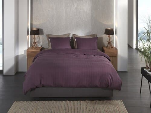 Heckett & Lane Heckett & Lane Spina dekbedovertrek 200x200/220 Blackberry Wine