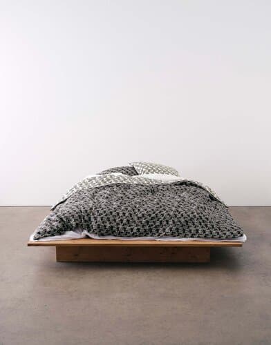 Marc O'Polo Marc O'Polo Monogram Dekbedovertrek Black 260x200/220