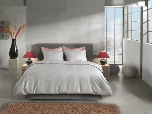 Heckett & Lane Heckett & Lane Franela Dekbedovertrek 200x200/220 Mist Grey