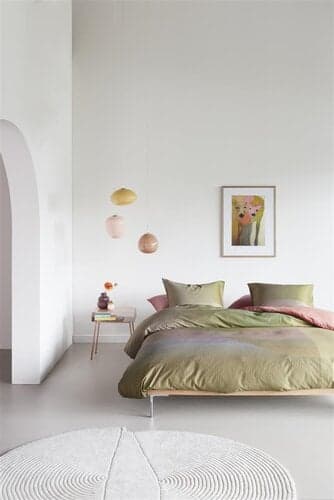 Dutch Design Beddinghouse Dutch Design Dekbedovertrek Glossy - Groen 260x200/220 cm