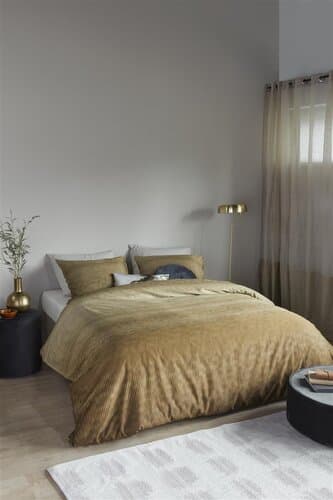 Beddinghouse Beddinghouse Dekbedovertrek Lexi Goud 260x200/220 cm