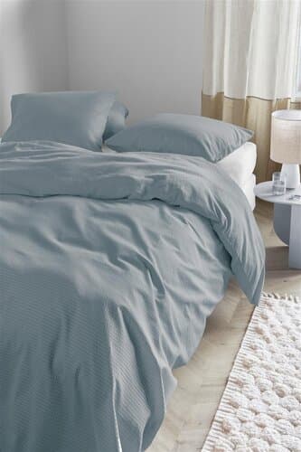 Beddinghouse Beddinghouse Dekbedovertrek Summer Blauw Grijs 200x200/220 cm