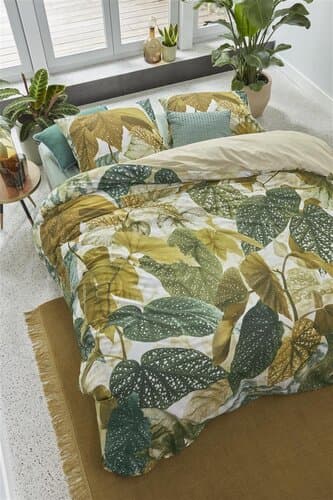 Beddinghouse Beddinghouse Dekbedovertrek Begonia Olijfgroen 240x200/220 cm