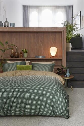 Beddinghouse Beddinghouse Dekbedovertrek Alvaro Groen 200x200/220 cm