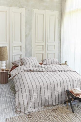 VT wonen VTwonen dekbedovertrek Up Side Down - Zand 240x200/220 cm