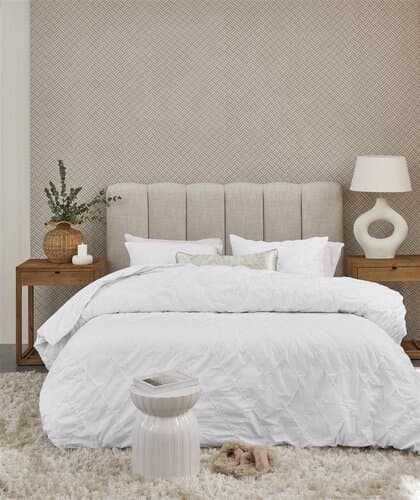 Rivièra Maison Riviera Maison Dekbedovertrek Elegance - Wit 200x200/220 cm