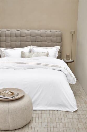 Rivièra Maison Riviera Maison Dekbedovertrek Salute - Zand 260x200/220 cm