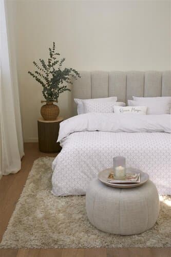 Rivièra Maison Riviera Maison Dekbedovertrek Arched - Zacht Roze 200x200/220 cm