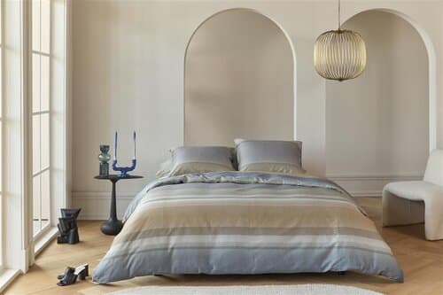 Kardol by Beddinghouse Kardol by Beddinghouse Dekbedovertrek Beaming - Blauw Grijs 260x200/220 cm