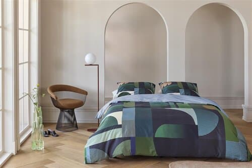 Kardol by Beddinghouse Kardol by Beddinghouse Dekbedovertrek Utopia - Blauw Groen 200x200/220 cm