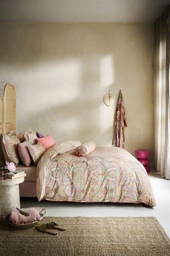 Pip Studio Pip Studio Dekbedovertrek Jabali Flower - Koraalrood 240x200/220 cm