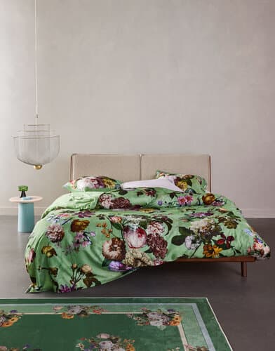 Essenza Essenza Fleur Dekbedovertrek 200x200/220 Quiet green