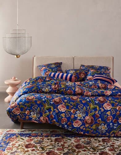 Essenza Essenza Roselina Dekbedovertrek 260x200/220 Ultra marine blue