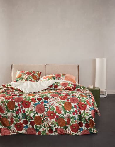 Essenza Essenza Florentien Dekbedovertrek 240x200/220 Lobster pink