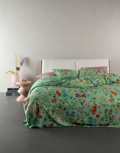 Essenza Essenza Marigold Dekbedovertrek 200x200/220 Quiet green