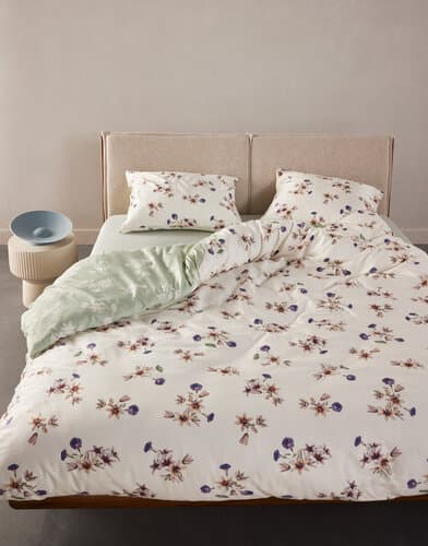 Essenza Essenza Fiora Dekbedovertrek 260x200/220 Vanilla