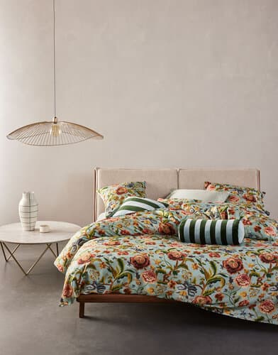 Essenza Essenza Roselina Dekbedovertrek 240x200/220 Surf green