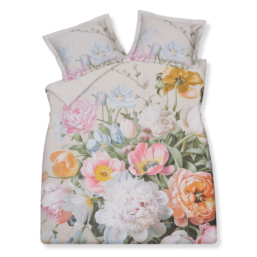 Vandyck Vandyck Dekbedovertrek FLEUR FESTIVE cream tan Lits-jumeaux (240x200/220 )