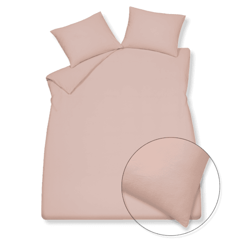 Vandyck Vandyck Dekbedovertrek PURE 66 cotton hemp sepia pink Lits-jumeaux (240x200/220 )