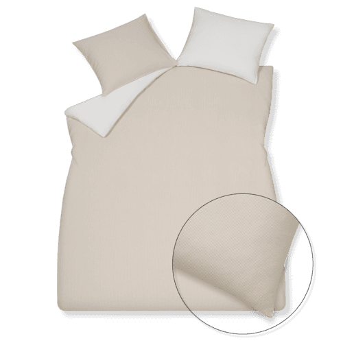 Vandyck Vandyck Dekbedovertrek PURE 89 stone 2-persoons (200x200/220 )