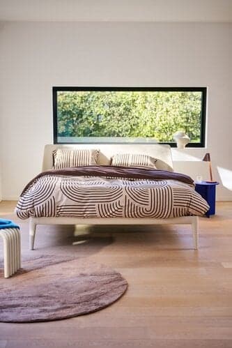 Auping Auping Cedar Waves dekbedovertrek 240x200/220 Brown