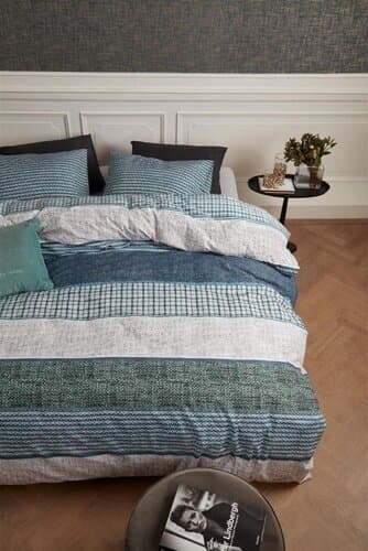 Rivièra Maison Rivièra Maison Tailor Dekbedovertrek Groen 260x200/220