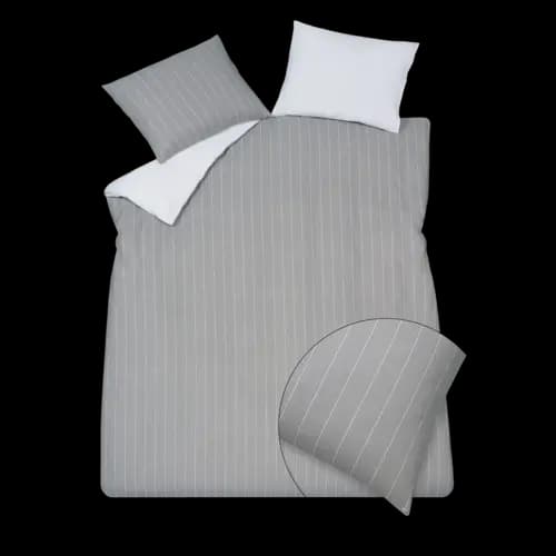 Vandyck Vandyck Dekbedovertrek Home Puglia Percale grey 2-persoons (200x200/220 )