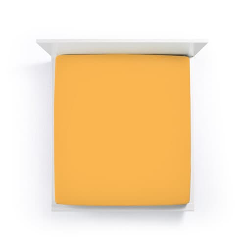 Bella Donna Bella Donna Hoeslaken Jersey Tweepersoons saffraan-0537 140/190-160/220