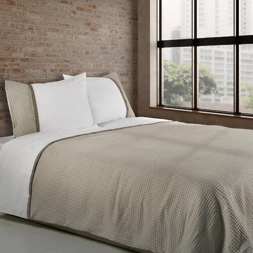 Dommelin Dommelin Dekbedovertrek Bari Percal 200TC Kaki-Nootmuskaat 240x200/220 cm